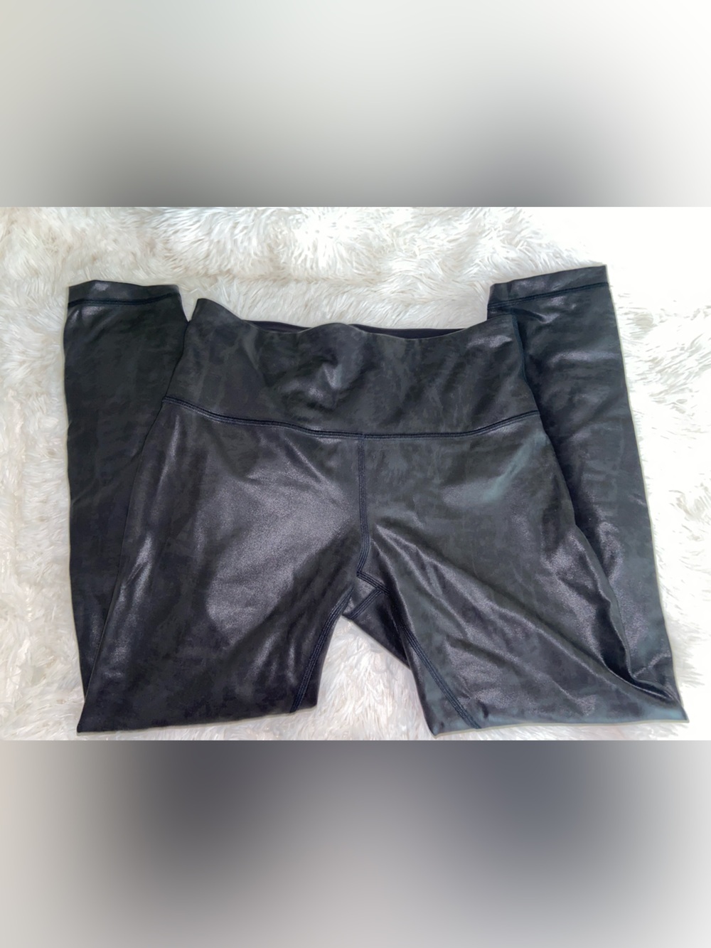 lululemon athletica Black High-Rise Shiny Leggings